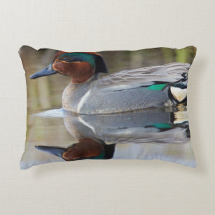 Green-winged Teal Decorative Cushion