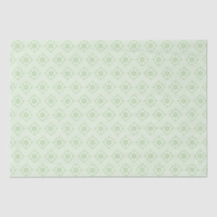 Green Winter Holiday Custom Christmas Tissue Paper