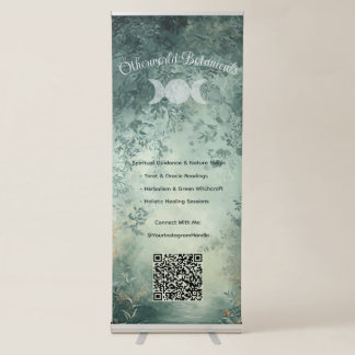 Green Witch Botanicals Herbalist Retractable Banner