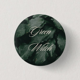 Green Witch button