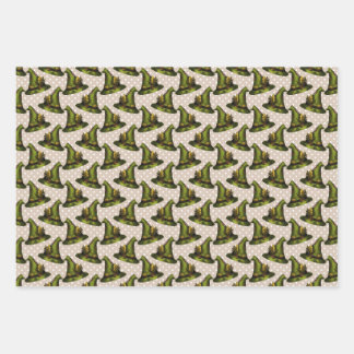 Green Witch Cottage Core  Wrapping Paper Sheet