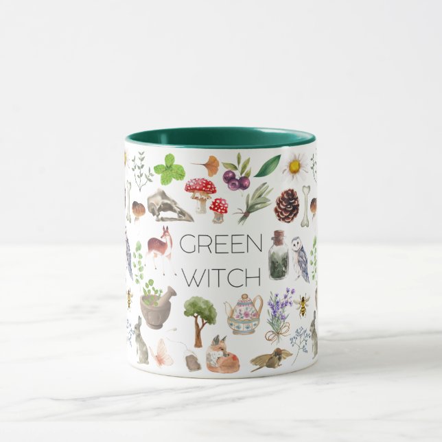Green Witch Mug (Center)