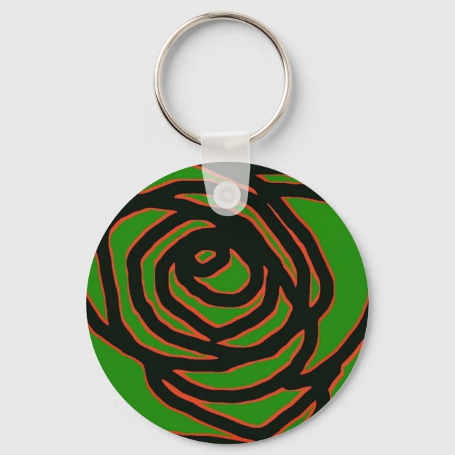 Green With Envy Key Ring (Front)