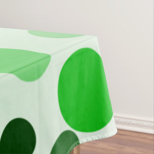 Green With Envy Polka Dots, Tablecloth