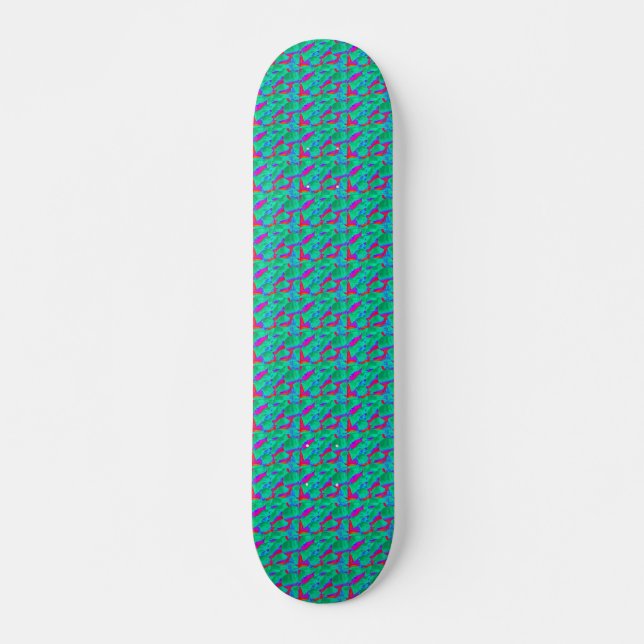 green with red skateboard (Front)