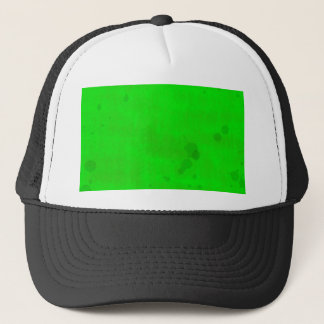 Green with water stains trucker hat