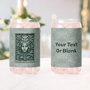 Green Woman - Stone Can Glass