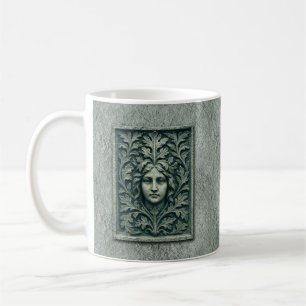 Green Woman - Stone Coffee Mug