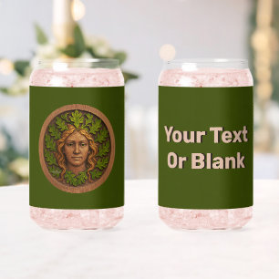 Green Woman - Wood Can Glass