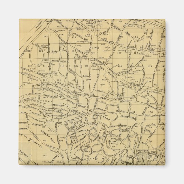 Green Wood Cemetery Magnet (Front)