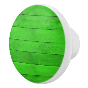 Green Wood Ceramic Pull