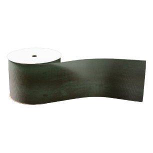 Green wood ribbon grosgrain ribbon