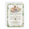 Green Woodland Baby Shower Invitation Forest