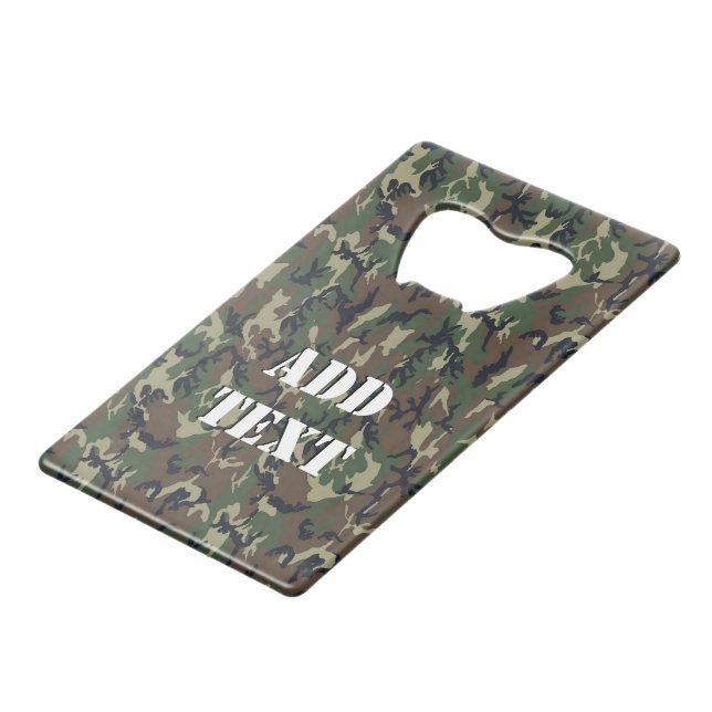Green Woodland Military Camouflage Pattern (Front Angled)
