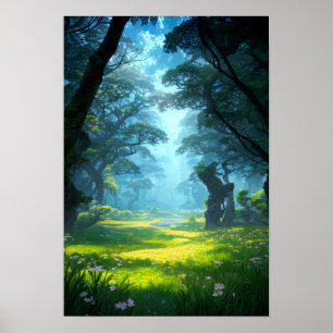 Green Woodland of Mystery Poster