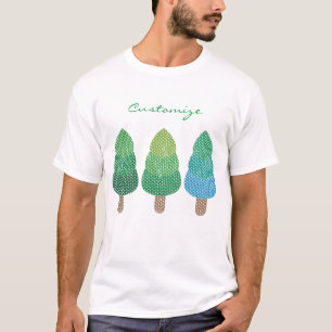 Green Woodland  Trees Thunder_Cove  T-Shirt