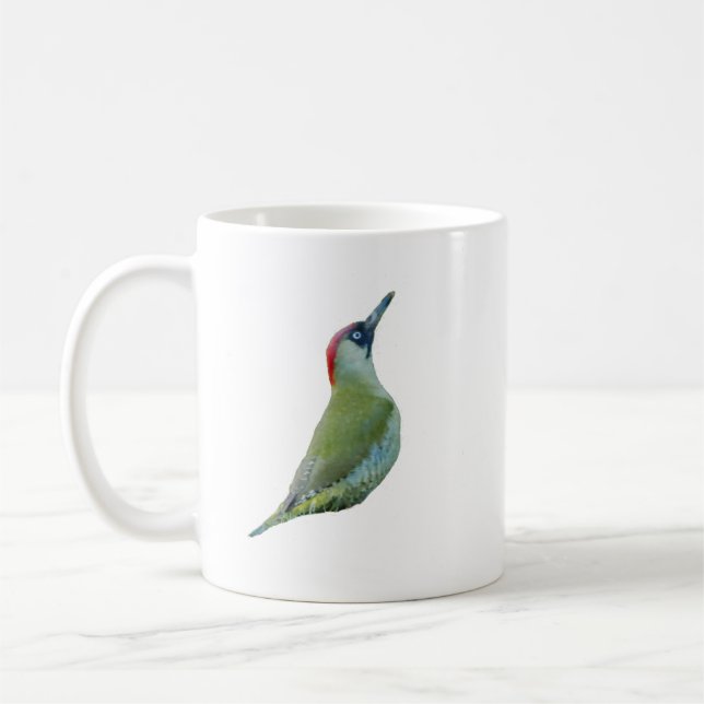 Green Woodpecker Mug (Left)