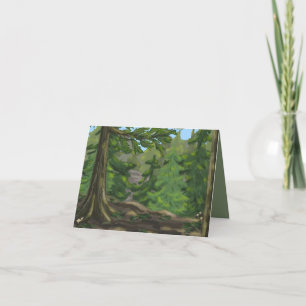 Green Woods Card