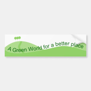 Green World Bumper Sticker