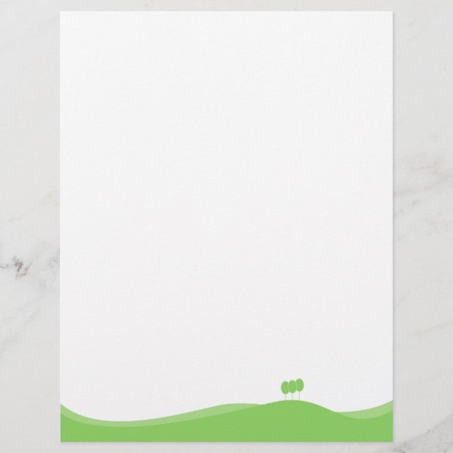 Green World Letterhead (Front)