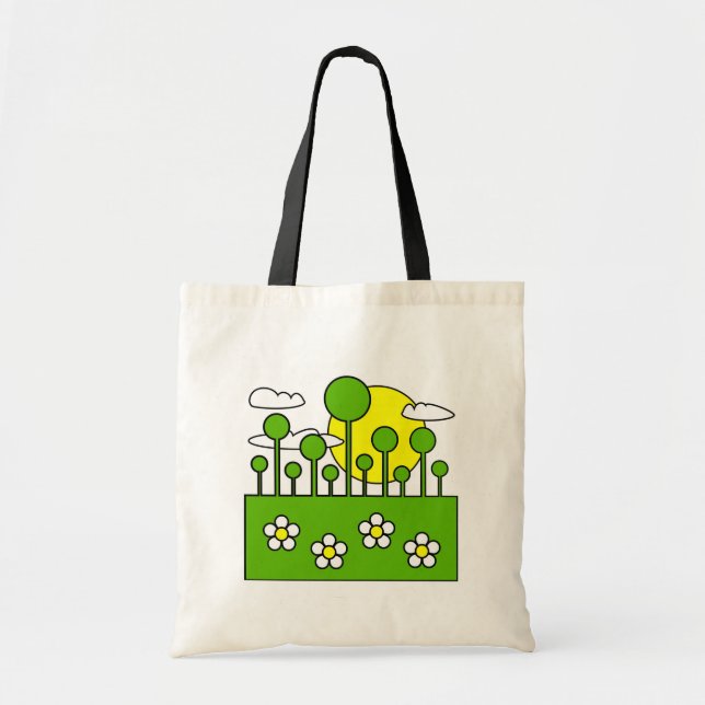 Green World Tote Bag (Front)