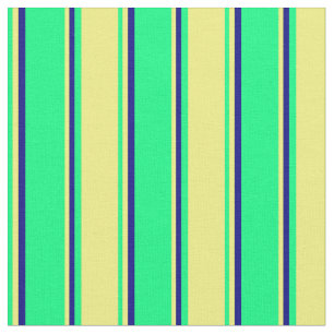 Green, Yellow, and Blue Coloured Pattern Fabric