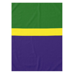 Green Yellow Blue Colour Block Style Design Tablecloth