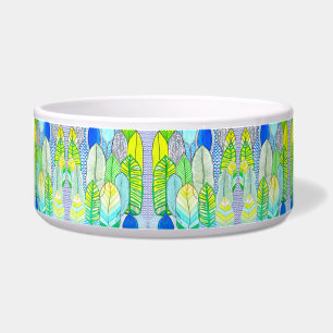 Green Yellow Cute Modern Tropical Boho Leaves