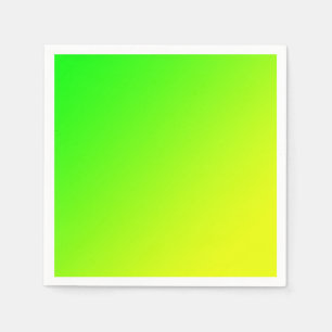 green yellow gradient     napkin