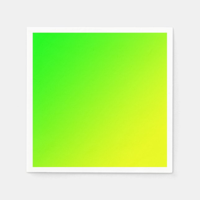 green yellow gradient     napkin (Front)