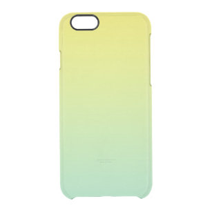 Green & Yellow Ombre Clear iPhone 6/6S Case