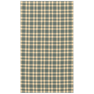 Green Yellow Plaid Pattern Tablecloth