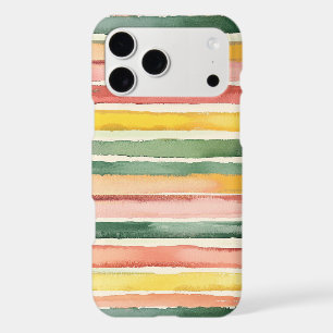 Green Yellow Red Pink Stripes