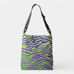 Green Zebra Crossbody Bag