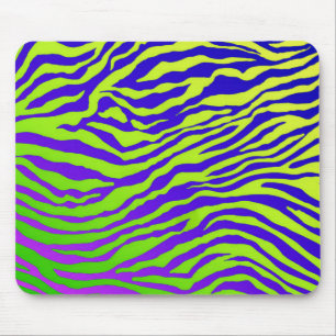Green Zebra Mouse Mat