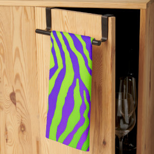 Green Zebra Tea Towel