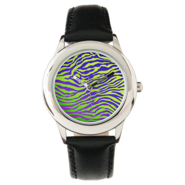 Green Zebra Watch (Front)