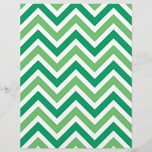Green zig-zags-chevrons (Front)