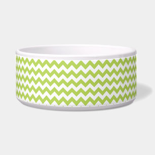 Green Zigzag, Green Chevron, Geometric Pattern