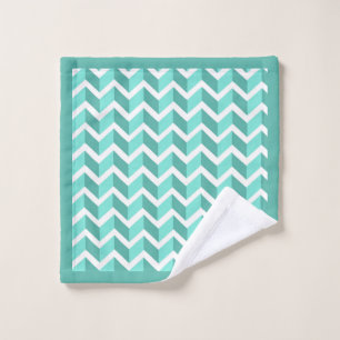 Green ZigZag Wash Cloth