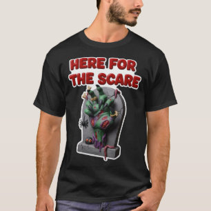 Green zombie hand from tombstone T-Shirt