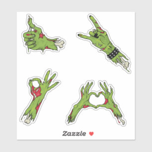 Green Zombie Hands Halloween