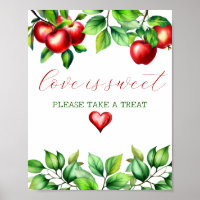Greenary Red Apple Love is sweet 