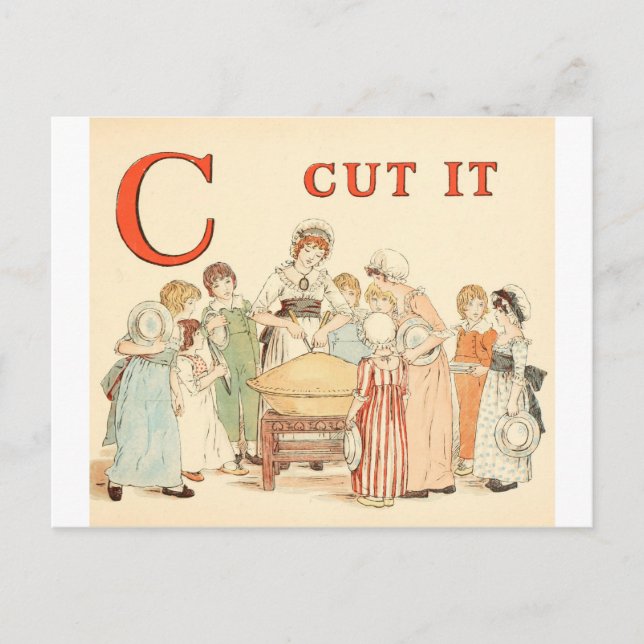 Greenaway, Kate Alphabet letter C Postcard (Front)