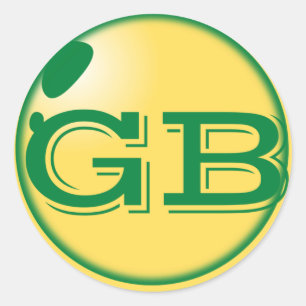 GREENBAY PACKERS  CLASSIC ROUND STICKER