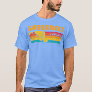 Greenbelt Maryland Vintage Distressed Souvenir T-Shirt