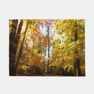 Greenbelt Park in Fall II Maryland Nature Scene Doormat