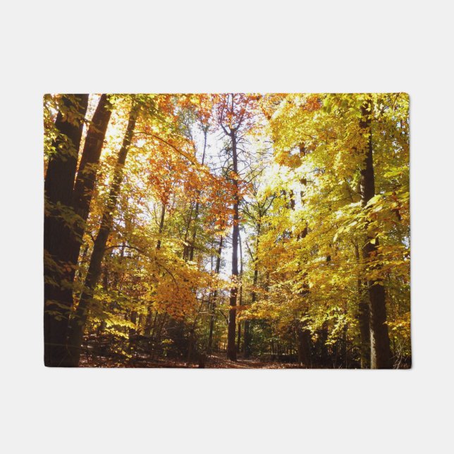 Greenbelt Park in Fall II Maryland Nature Scene Doormat (Front)