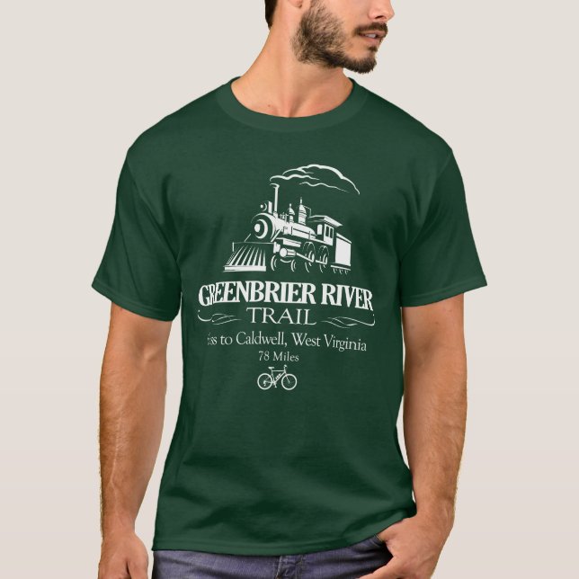 Greenbrier River Trail (RT) T-Shirt (Front)