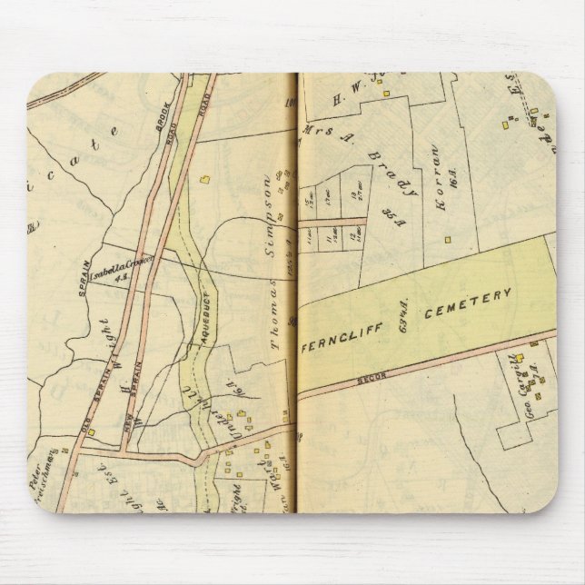 Greenburg, New York 4 Mouse Mat (Front)